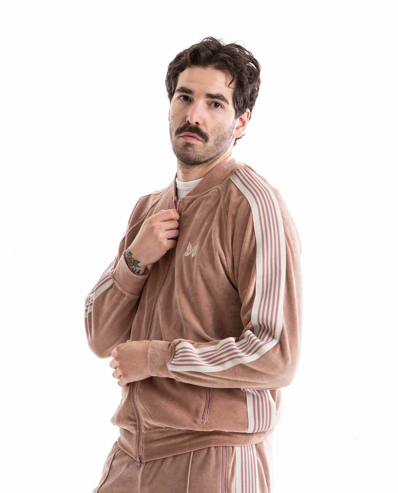 Needles Velour Track Jacket - Old Rose | Garmentory