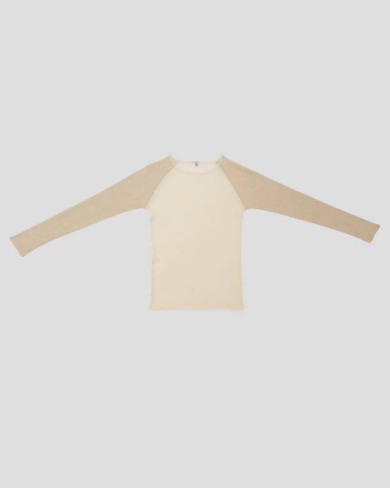 ピース BASERANGE GEN long sleeve BEIGE L Baserange Women's Gene