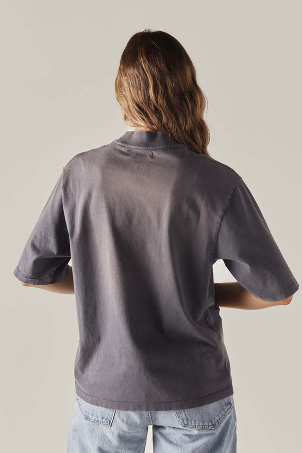 Anine Bing WES TEE PAINTED MUSE - Black | Garmentory