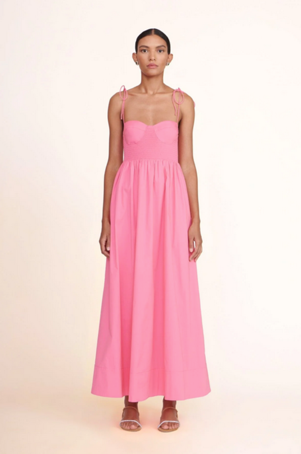 Staud Landry Dress - Plumeria Pink