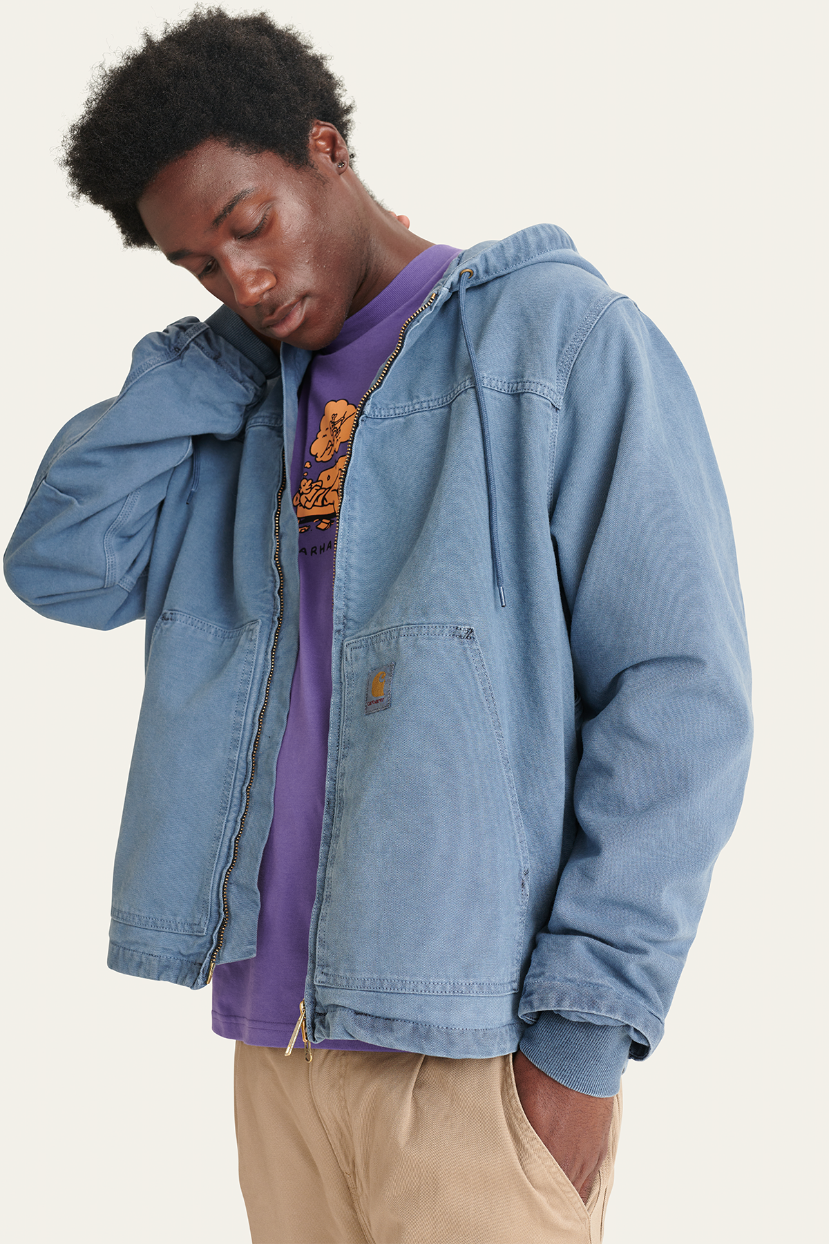 CARHARTT WIP Arling Jacket - Storm Blue | Garmentory