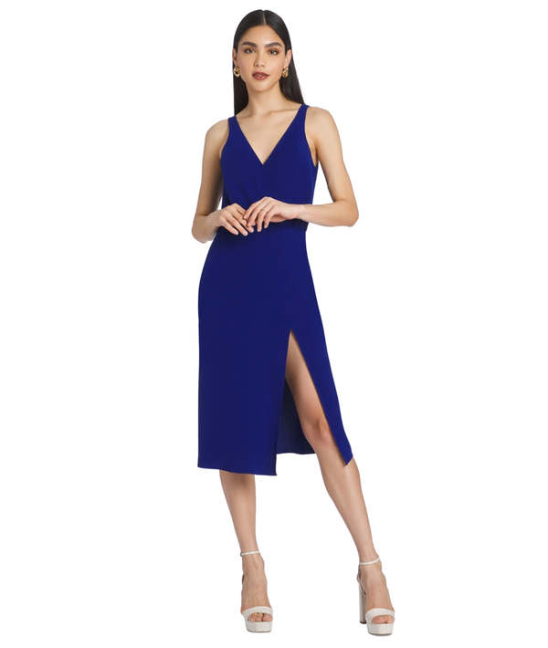 knee length dresses for ladies Sapphire" Midi Dress  KiloLuxe
