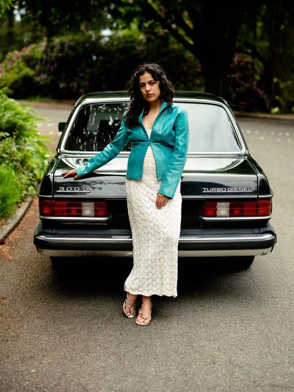 Knit Open Weave Maxi Skirt