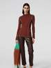 Rodebjer Columbine Top - Sepia Brown - Thumbnail 1
