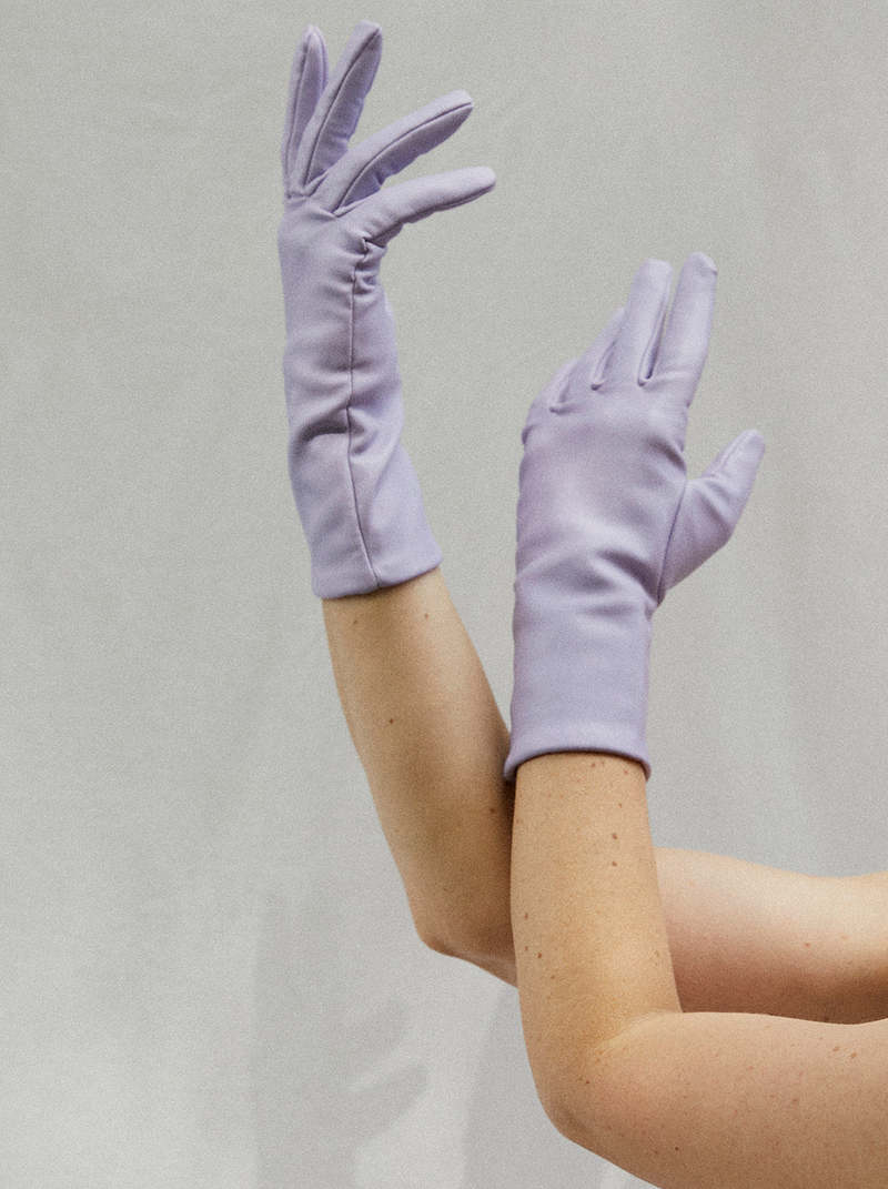 Stine Goya Lantana Gloves - Lilac