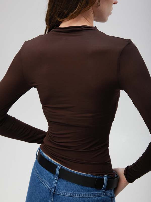 Paloma Wool Remote Top - Dark Brown | Garmentory