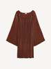 By Malene Birger Vyanna Dress - Dark Tan - Thumbnail 1