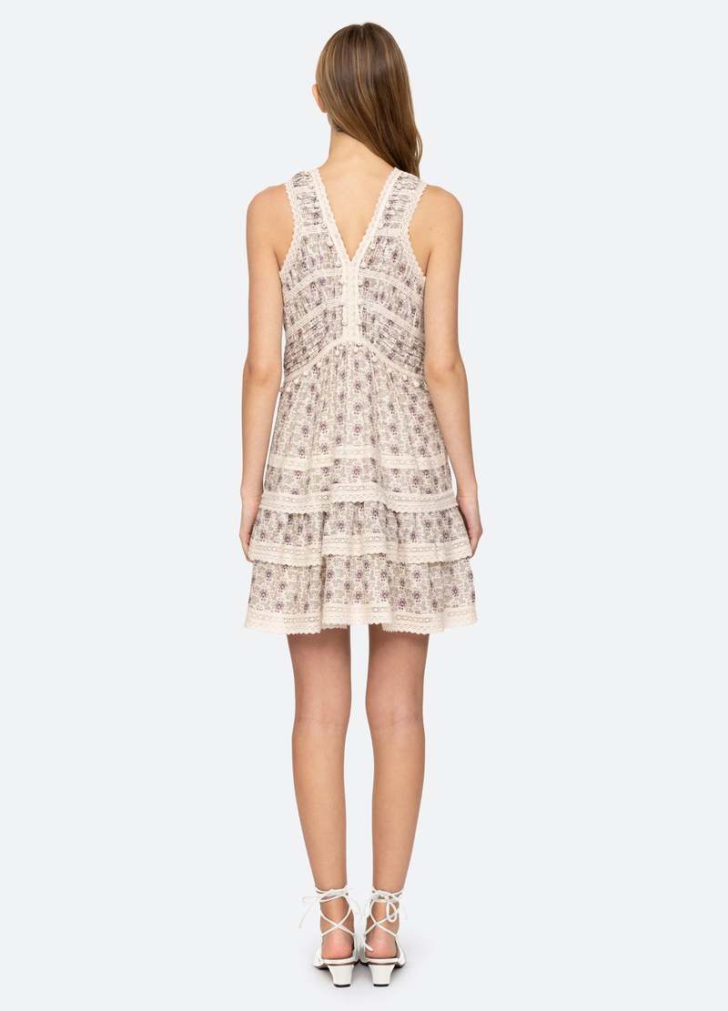 Sea NY Yvonne Mini Dress - Lilac