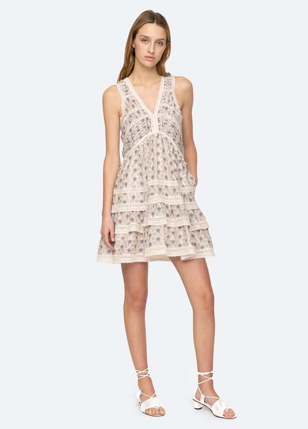 Sea NY Yvonne Mini Dress - Lilac