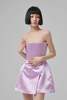 ALEX PERRY Briar Duchess Satin Strapless Dress - Lilac - Thumbnail 1