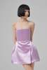 ALEX PERRY Briar Duchess Satin Strapless Dress - Lilac - Thumbnail 3