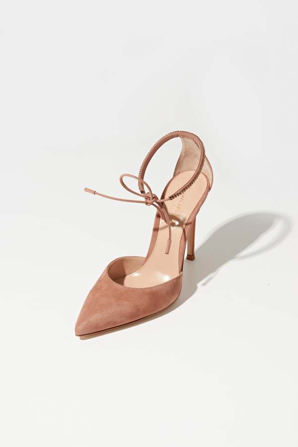 Gianvito Rossi LACE UP HIGH HEELS - Praline