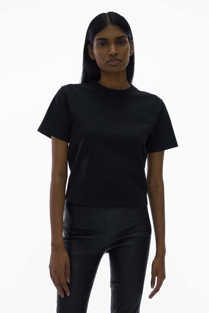 Helmut Lang Logo Crop Tee | Garmentory