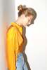 Datura Silk Lola Blouse - Citric Orange - Thumbnail 7