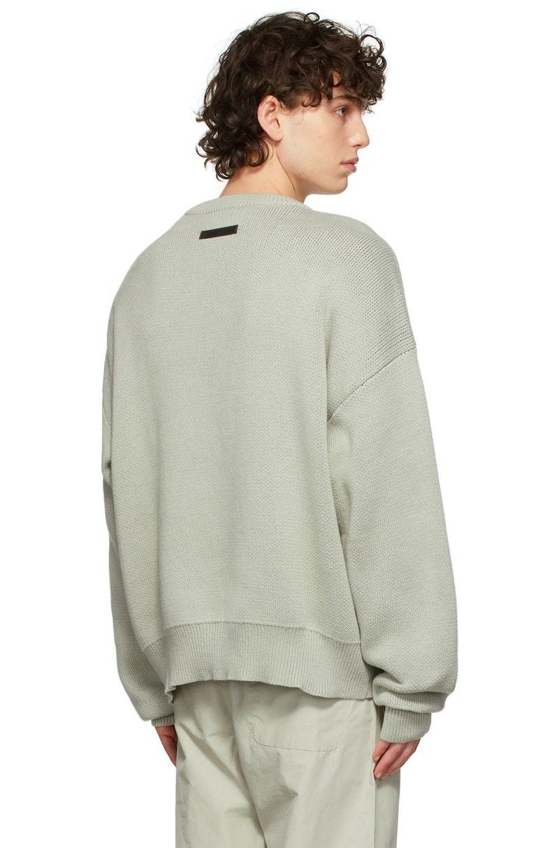 Essentials SSENSE Exclusive Green Knit Pullover Sweater