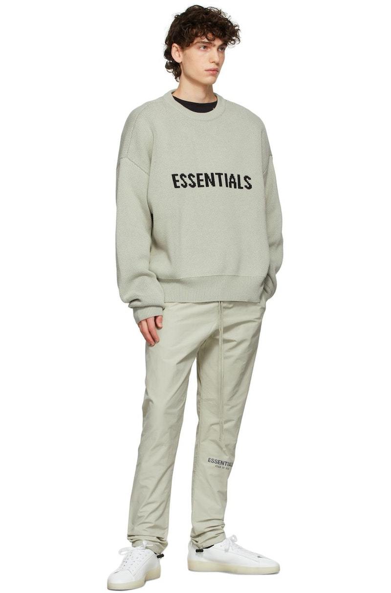 大型セールや時期 Essentials SSENSE Exclusive Green Knit Pullover Sweater トップス