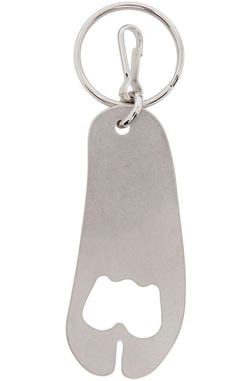 小物 Maison Margiela TABI key holder Maison Margiela Tabi Keychain - Silver | Garmentory