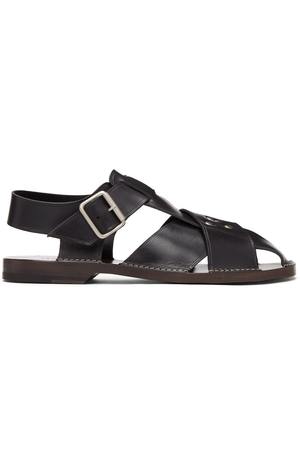 Lemaire Strap Sandals - Black | Garmentory
