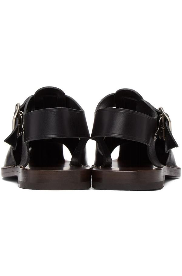 Lemaire Strap Sandals - Black | Garmentory
