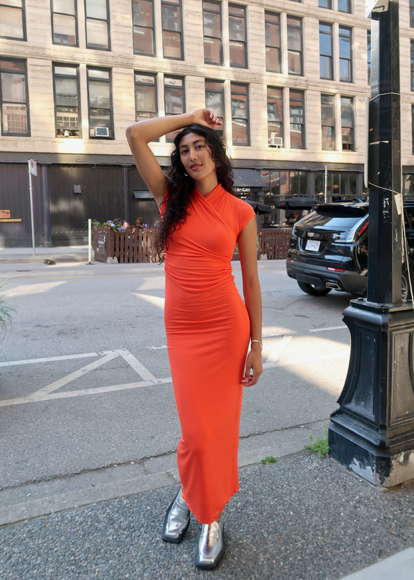 The Line By K Sinea Wrap Dress on Garmentory
