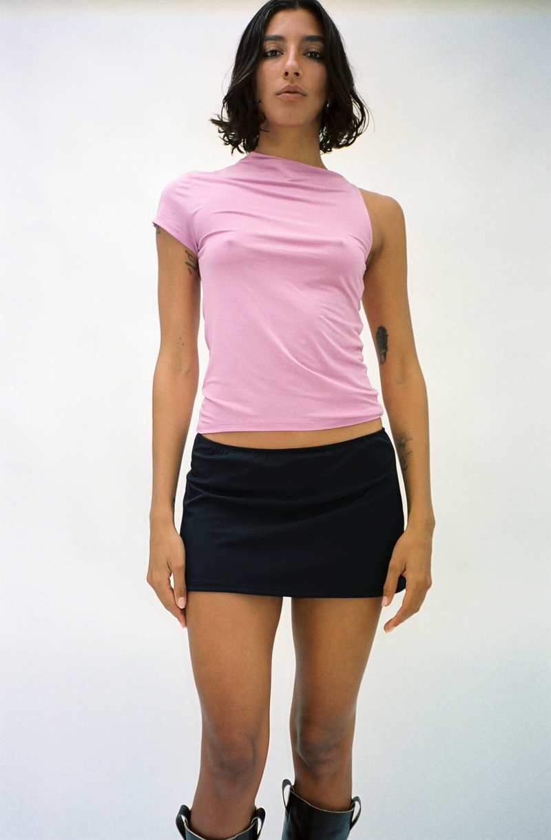【30％OFF】 Paloma Wool Garmentory | Fuchsia Bright - Top Pink Hilton トップス