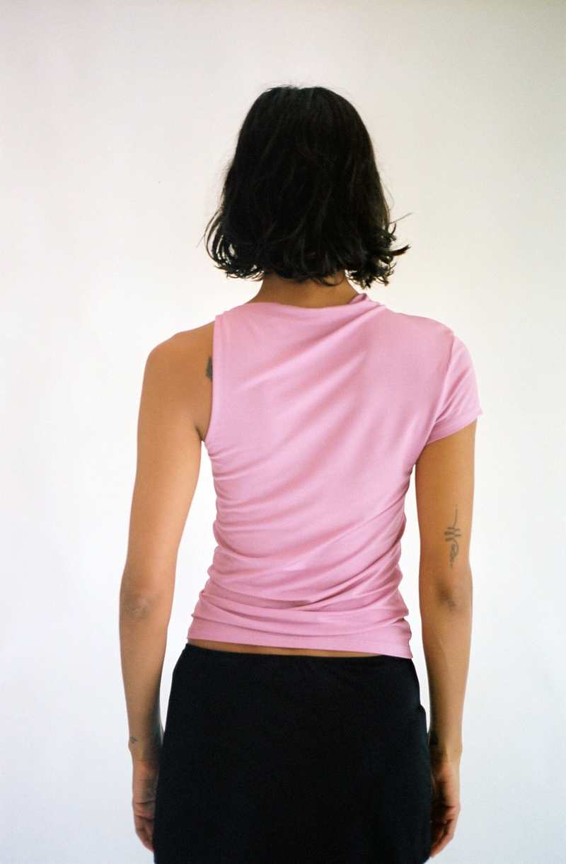 paloma wool ピンク Tシャツ masu 天使 y2k ピチT Paloma Wool Hilton Pink Top - Bright Fuchsia | Garmentory