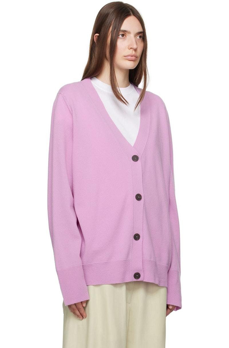 STUDIO NICHOLSON パープル カーディガン S