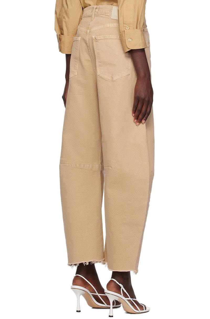 Citizens of Humanity Beige Horseshoe Jeans - Dorian | Garmentory