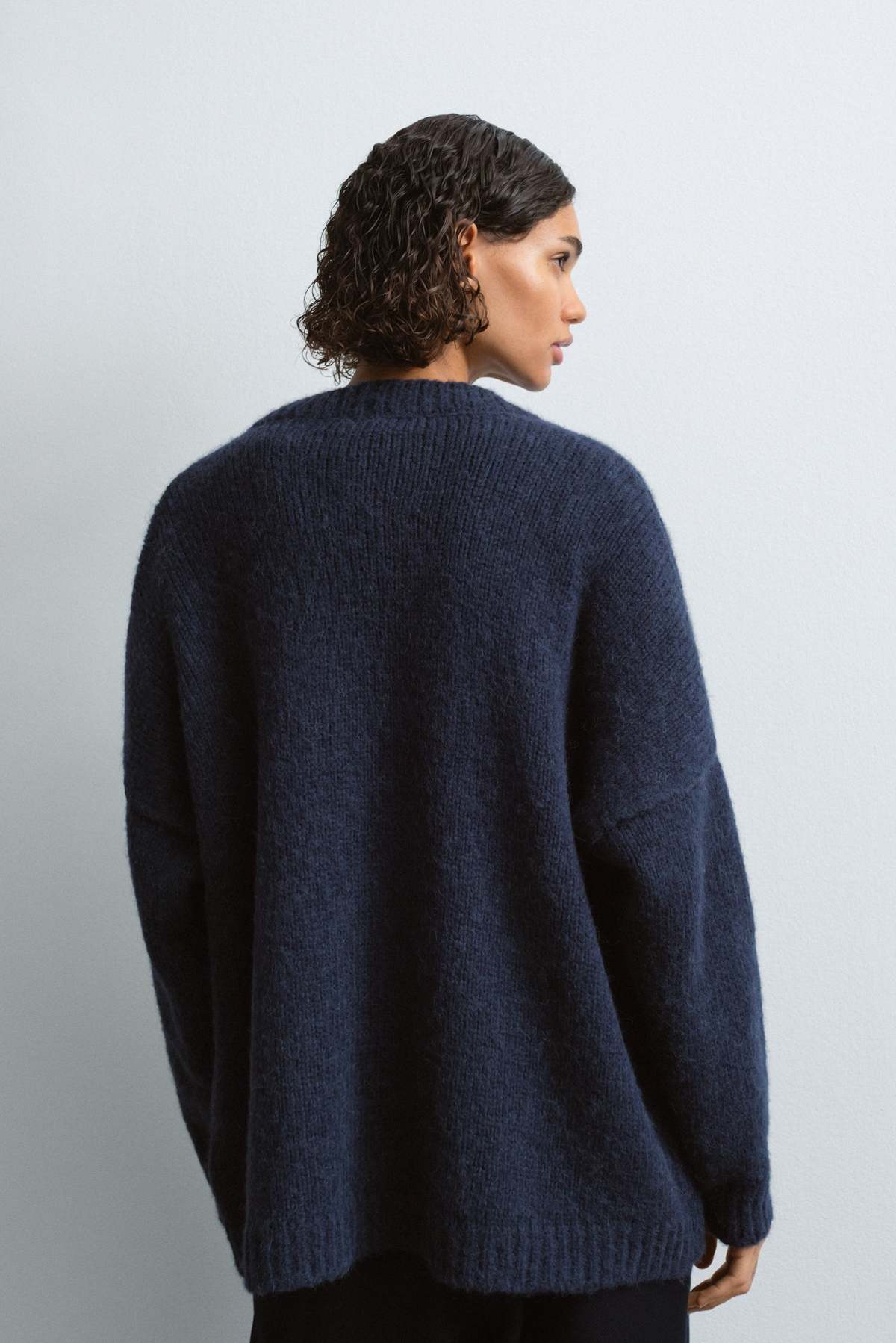 Alpaca Cardigan The Oversized Alpaca Crew BABY ALPACA CARDIGAN