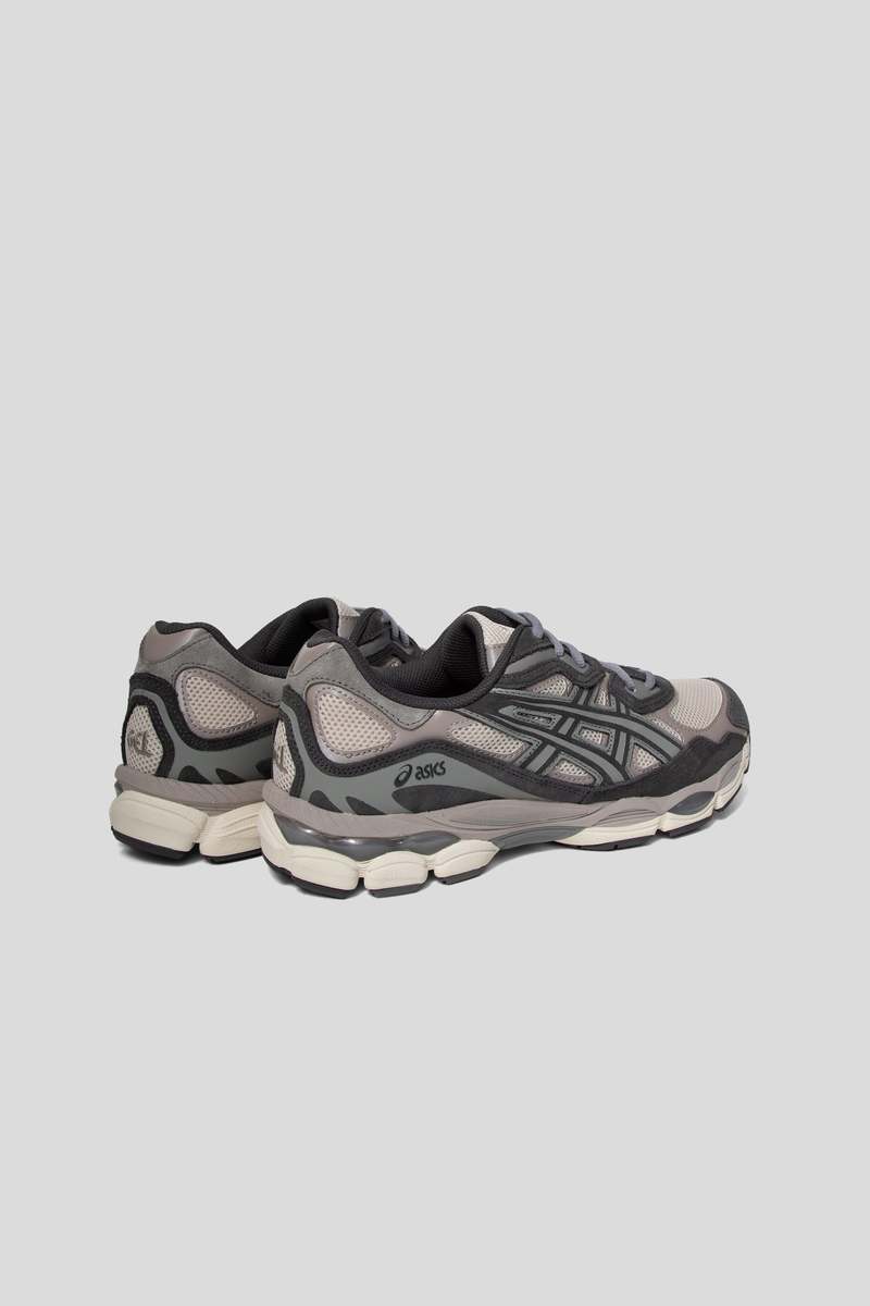 靴 ASICS GEL NYC 23cm Oatmeal/Obsidian Grey Asics Unisex Gel-NYC Oatmeal / Obsidian Grey Low Top