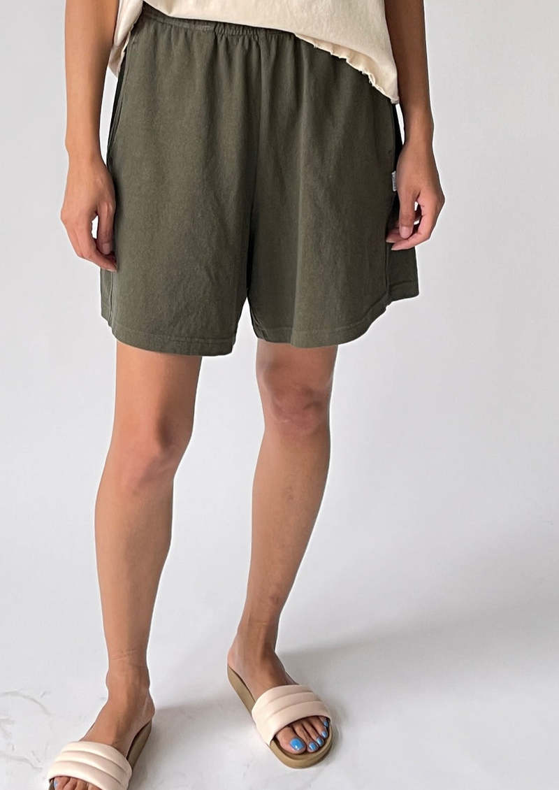 Le Bon Shoppe Flared Basketball Shorts Olive Garmentory