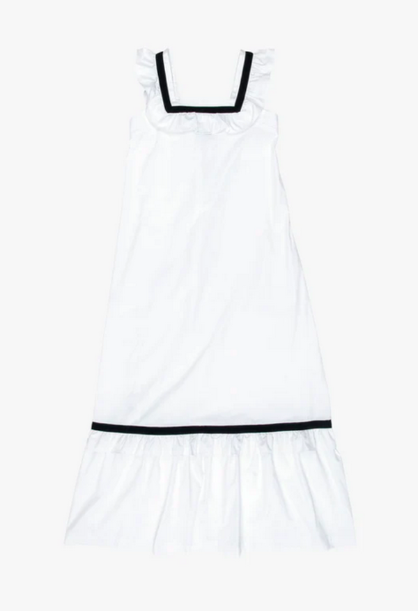 Batsheva Yeva Dress White/Black Garmentory