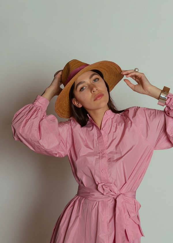 Lola Rise n Shine Hat - Tobacco/Rose | Garmentory display picture 2
