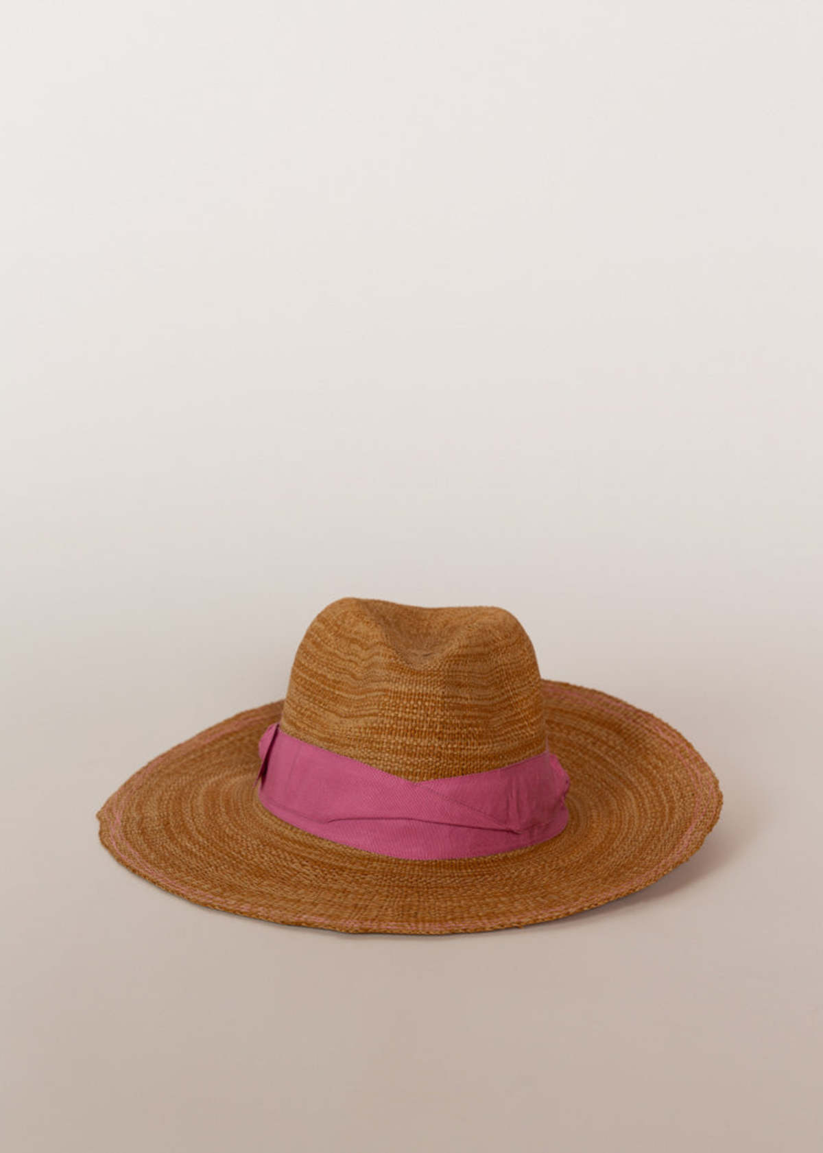 Lola Hats Rise \'n\' Shine Straw Hat in Tobacco Lola Hats Rise And Shine Sun Hat Tobacco And Charcoal main image 2
