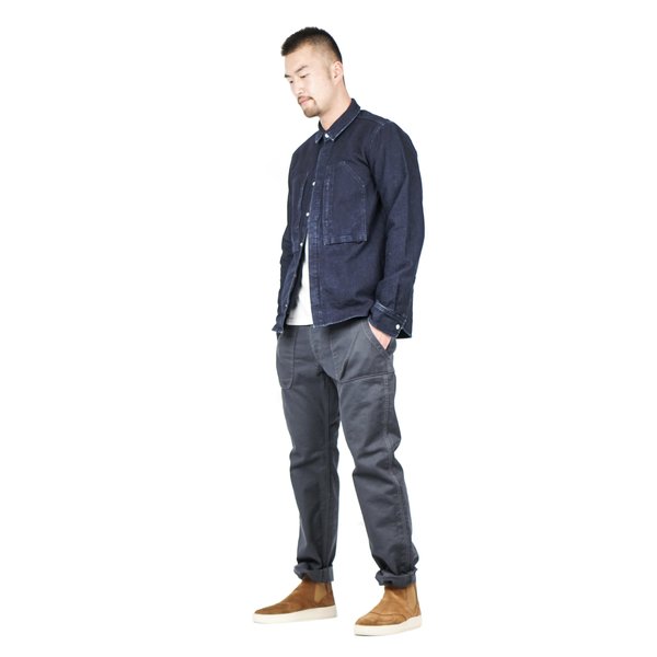 Snow Peak OKAYAMA OX SHIRT - INDIGO | Garmentory