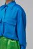 ALEX PERRY Olsen Satin Crepe Oversized - Ocean - Thumbnail 6