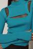 MONSE SLIT KNIT TOP - ULTRAMARINE - Thumbnail 5