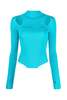MONSE SLIT KNIT TOP - ULTRAMARINE - Thumbnail 6