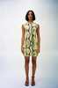 Mozhdeh Matin Snake Mini Dress - Python Yellow - Thumbnail 2