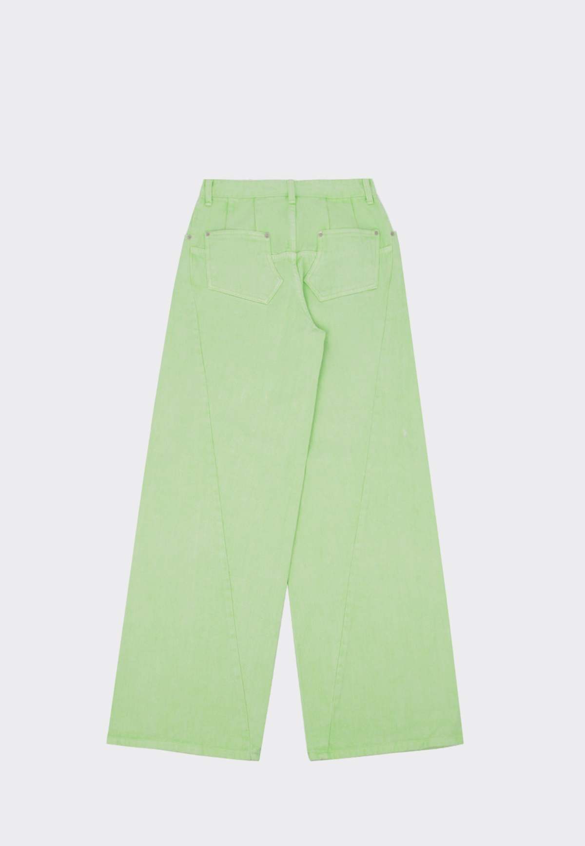 KIJUN Wide Tuck Pant - Lime - Image 9 of 11