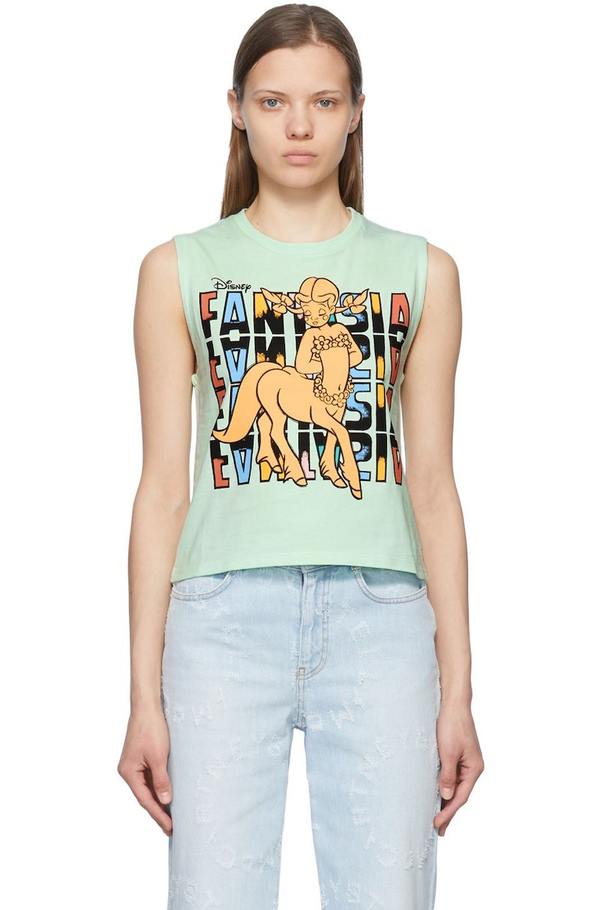 【希少】Stella McCartney Disney Tシャツ xxs Stella McCartney Green Fantasia Centaurette T-Shirt | Garmentory