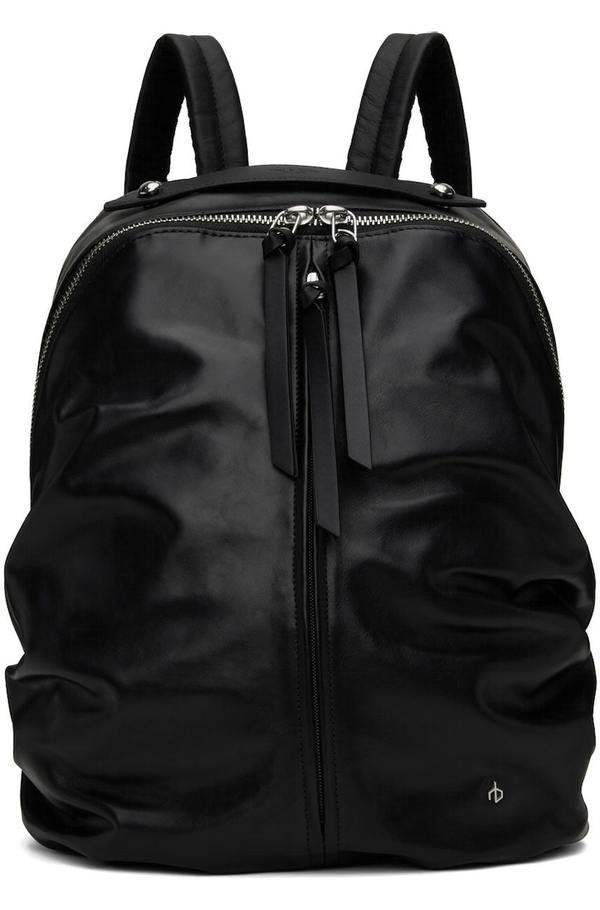 Rag & Bone Leather Commuter Backpack - Black | Garmentory display picture 3