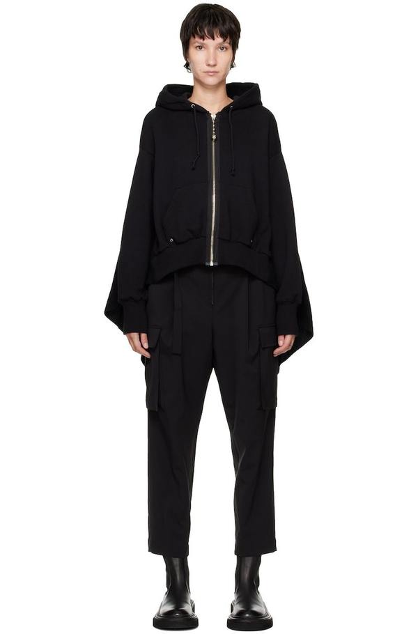希少 即完売 UNDERCOVER ジップアップフーディ Undercover Zip-Up Hoodie - Black | Garmentory