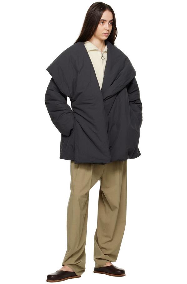 Studio Nicholson Black Nile Puffer Coat | Garmentory