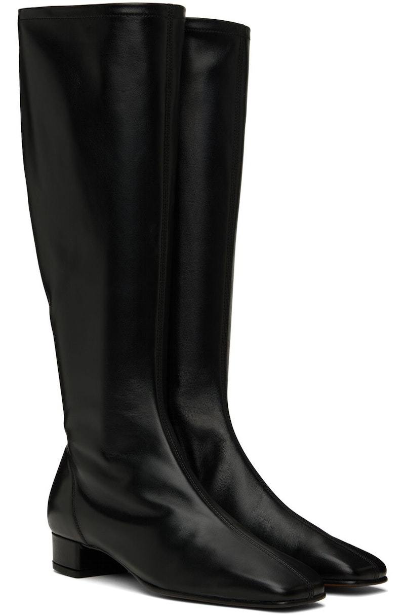 BY FAR Edie Tall Boots - BL Black