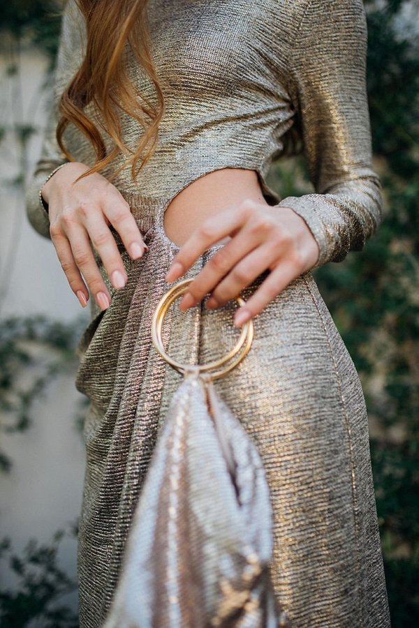 Significant Other Chloe Midi Dress - Gold | Garmentory