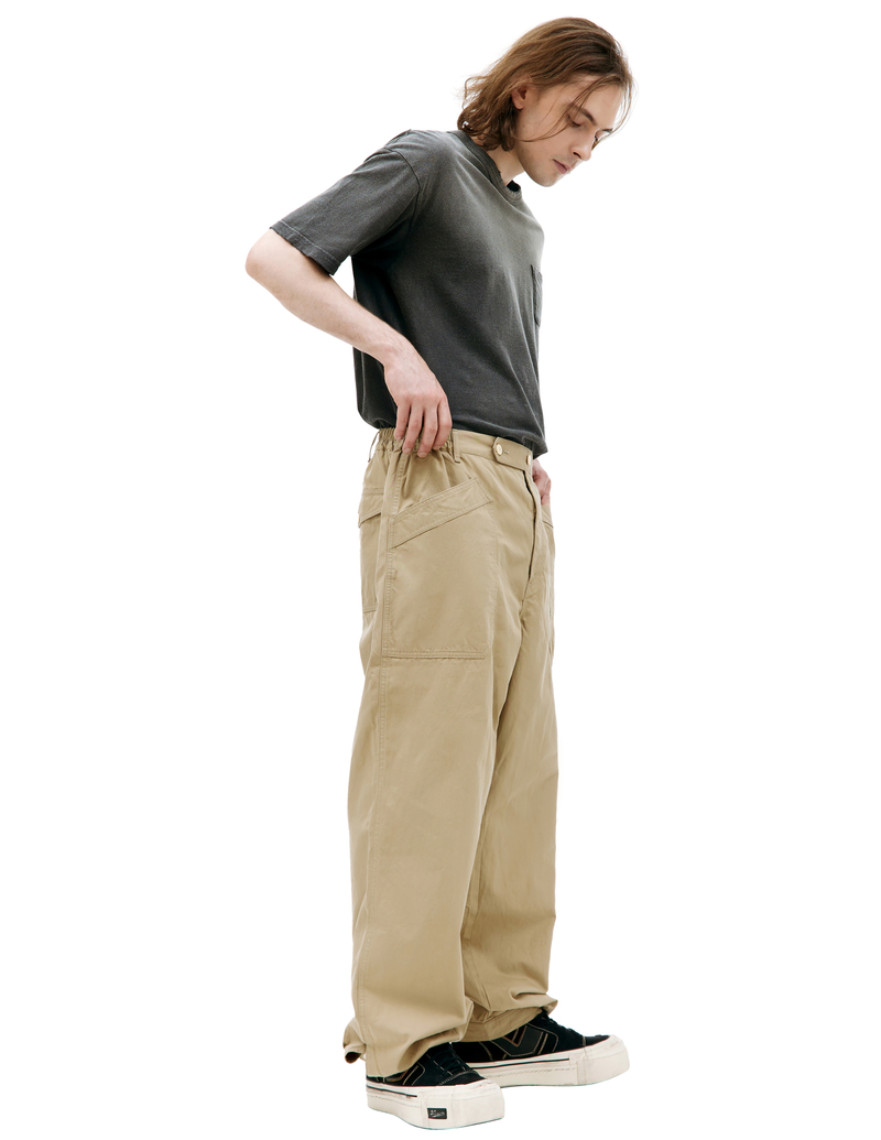 Visvim Carroll Cotton Trousers - Beige | Garmentory