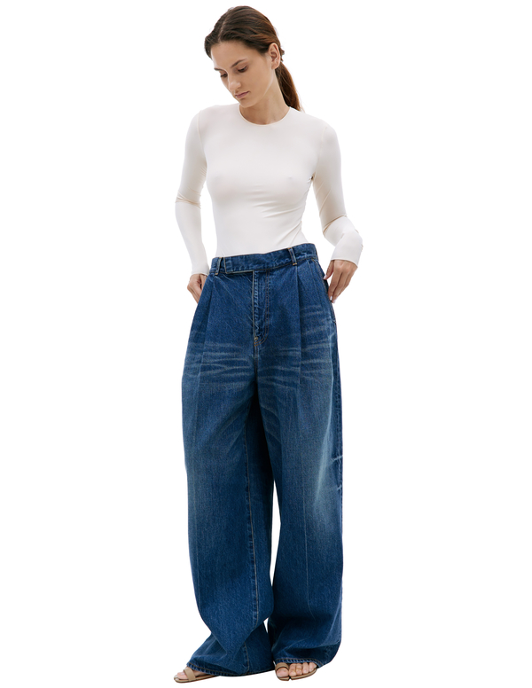 Undercover Wide-leg Jeans - Blue | Garmentory