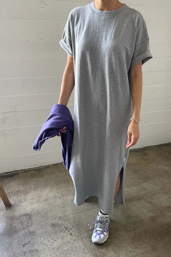 sachin and babi light blue dress Famulily Women's Oversized 3 4 Sleeve Two Tone Colors Loose T Shirt Dress  with Pockets, Grey, Medium price in Saudi Arabia | Amazon Saudi Arabia main image 0