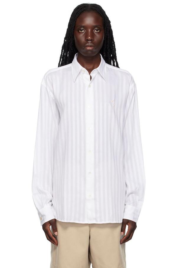 Acne Studios Striped Shirt White Garmentory